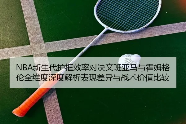 NBA新生代护框效率对决文班亚马与霍姆格伦全维度深度解析表现差异与战术价值比较